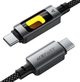 Кабель Acefast C21-03, Type-C to Type-C, 60W, Nylon, Aluminum Alloy connectors, 1.2 м Black (6974316284666) - изображение 4
