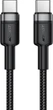 Кабель Acefast C22-03, Type-C to Type-C, 60W, 3A, Nylon Braid, Aluminum Alloy + TPE connectors, 1.2 м Black (6974316285137) - изображение 1