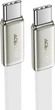 Кабель Acefast C24-03, Type-C to Type-C, 60W, 3A, Braided wire, Zinc alloy + TPE connectors, 1.2 м White (6974316286257) - изображение 4