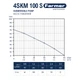 Насос глибинний Farmer 4SKM 100S, 0.75 кВт, H 61м, Q 50л/хв (кабель 10 м) - зображення 6