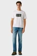 Чоловіча біла футболка SUEN Pepe Jeans L PM5010317 - зображення 2