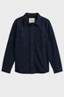 Чоловіча темно-синя сорочка TWILL OVERSHIRT Gant L 3250309 - изображение 5