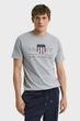Чоловіча сіра футболка REG ARCHIVE SHIELD SS T-SHIRT Gant M 2003199 - изображение 1
