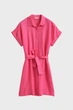 Жіноча рожева лляна сукня SLEEVE Gant 40 4503514 - изображение 5