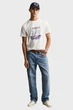 Чоловіча біла футболка GRAPHIC Gant S 2003444 - изображение 2