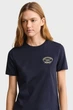 Жіноча темно-синя футболка ROPE GRAPHIC Gant XS 4201443 - изображение 4