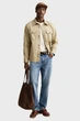 Чоловіча бежева сорочка TWILL OVERSHIRT Gant L 3250309 - изображение 2