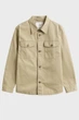 Чоловіча бежева сорочка TWILL OVERSHIRT Gant L 3250309 - изображение 6