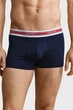 Чоловічі темно-сині боксери (3 шт) STRIPED WAISTBAND TRUNK Gant S 902613073 - изображение 4
