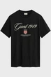 Чоловіча чорна футболка GRAPHIC Gant XL 2003370 - изображение 5