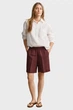 Жіночі коричневі лляні шорти BLEND PULL ON Gant 40 4020140 - изображение 1