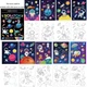 Набор гравюр - раскрасок Космос "Scratch Space Artcards" для творчества - изображение 5