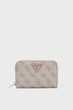 Жіночий білий гаманець з візерунком LAUREL II Guess OS SWSG7459140 - изображение 1