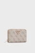 Жіночий білий гаманець з візерунком LAUREL II Guess OS SWSG7459140 - изображение 3