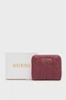 Жіночий бордовий гаманець PAISLEIGH Guess OS SWQG9883137 - изображение 5