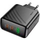 Мережевий зарядний пристрій HOCO CS26A Article PD45W три порти 2Type-C + 1USB-A Power Delivery та Quick Charge Black 6942007639811 - зображення 2