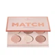 Палетка тіней для повік Match Eyeshadow Palette 6 кольорів Bogenia BG908 №001, 11,4 г - зображення 1