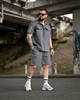 Літній комплект Stone Island TARANTINO темно сірий сорочка та шорти карго чоловічий XXXL - зображення 2