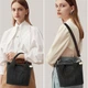 Городская сумка из канваса с регулируемым ремнем DailyTote, черная - изображение 3