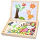 Розвиваючий набір TREE TOYS Magneti book магнітна дощечка "Маленький фантазер" Стиль С 0815 - зображення 3
