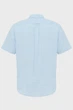 Чоловіча блакитна лляна сорочка REG COTTON Gant XXL 3250083 - изображение 2