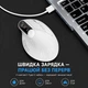 Бездротова вертикальна миша T29 чорна, Bluetooth 5.2 + 2.4G, 10 кнопок, DPI 800–4000, акумулятор 500 мА·год, USB Type-C - зображення 4