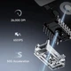 Игровая Мышка MCHOSE A5 V3 Голубая Беспроводная Трехрежимная 2.4G/Bluetooth/Кабель, 8000Hz, Батарея 120 Часов Работы, PAW3395, 26000 DPI, 56 Грам Легкая - изображение 4