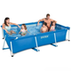 Прямоугольные каркасные бассейны Каркасный бассейн для дома Intex Rectangular Frame Pool 260 x 160 x 65 см - изображение 1
