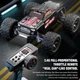 Машинка на радіокеруванні JJRC C8811 1:20 Black RC - монстр-трак 4WD з безколекторним двигуном, металевою трансмісією, LED-фарами, до 45 км/год, до 15 хвилин, до 100 м - зображення 10