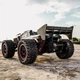 Машинка на радиоуправлении ZLL SG316 MAX 1:16 Black RC – монстр-трак 4WD с бесколлекторным двигателем, металлической трансмиссией, LED-подсветкой, до 80 км/ч, до 40 минут, до 300 м - изображение 12