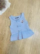 Дитяча літня блузка без рукавів для дівчинки Primark 104 см в смужку хеллов кітті бантики - изображение 1