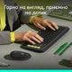 Комплект клавиатуры и мыши Logitech POP Icon Combo Bluetooth Украинская раскладка Графитовый (920-013156) - изображение 6