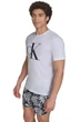 Мужской рашгард Calvin Klein футболка для купания с защитой от солнца UPF 40 1160175120 (Белый S) - изображение 3
