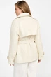 Женская куртка-тренч из экокожи GUESS 1160148834 (Молочный XL) - зображення 4