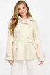 Женская куртка-тренч из экокожи GUESS 1160148834 (Молочный XL) - зображення 5