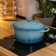 Каструля чавунна емальована 2,5 л, синій(HP-1-14-BLUE)(WB) - изображение 2