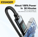 Високоякісний кабель швидкої зарядки з дисплеем Essager 100W - зображення 2