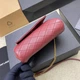 Женская кожаная сумка YSL Mini Nolita красного цвета с золотистой фурнитурой, через плечо, с цепочкой - изображение 5