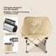 Складной походный стул Pelliot HIKER Outdoor Camping Folding Moon Chair, портативный стул для пикника, рыбалки и пляжа со спинкой, артикул 16405747, цвет хаки. - изображение 7