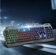 Ігрова клавіатура та миша T750 USB RGB дротовий комплект підсвітка мультимедійні клавіші чорний ПК - зображення 6