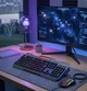 Ігровий комплект T750 клавіатура миша USB RGB-підсвітка для ПК чорний - зображення 3