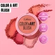 Компактные румяна Callista Color & Art Blush 130 Copper My Way 10 г (8680705130053) - изображение 6