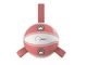 Игрушка для собак Misoko&Co Basketball Ball, 15 см, бело-розовый - изображение 1