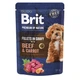 Набор влажного корма для собак малых пород Brit Premium Fillets in Gravy Multipack, 12 шт х 85 гр - изображение 5
