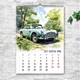 Календарь настенный перекидной АВТОМОБИЛЬНЫЕ ЛЕГЕНДЫ 2027 13 ЛИСТОВ ENTERSTORE 42х29.7 см (ART 250119) - изображение 5