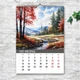 Календарь А3 настенный перекидной ПРИРОДА: ВСЕ СЕЗОНЫ 13 ЛИСТОВ ENTERSTORE 42х29.7 см (ART 250116) - изображение 12