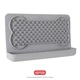 Килимок силіконовий для ласощів і лизання горизонтальний Dexas Snack Distract - Silicone Licking Mat, сірий - зображення 1