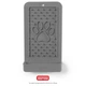 Коврик силиконовый для лакомств и лизания вертикальный Dexas Snack Distract - Silicone Licking Mat, серый - изображение 1