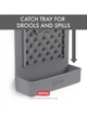 Коврик силиконовый для лакомств и лизания вертикальный Dexas Snack Distract - Silicone Licking Mat, серый - изображение 2