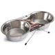 Подставка с двумя мисками Flamingo Duo Dinner из нержавеющей стали 2 х 1.6 л - изображение 1
